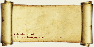 Lena Rebrača vizit kartica